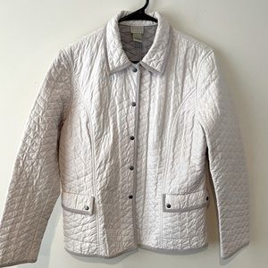Sigrid Olsen Sport Quilted Jacket Coat womens M
